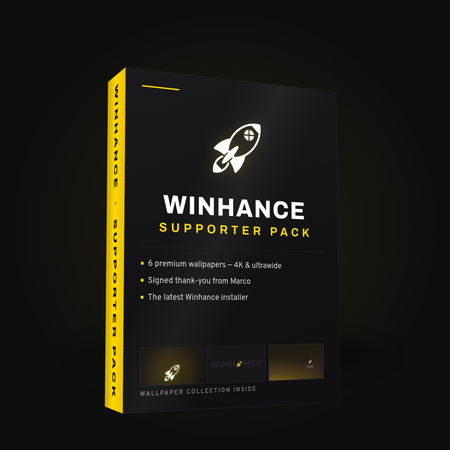 Winhance Supporter Pack box