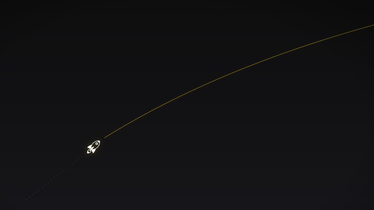 Wallpaper preview — Rocket Trajectory